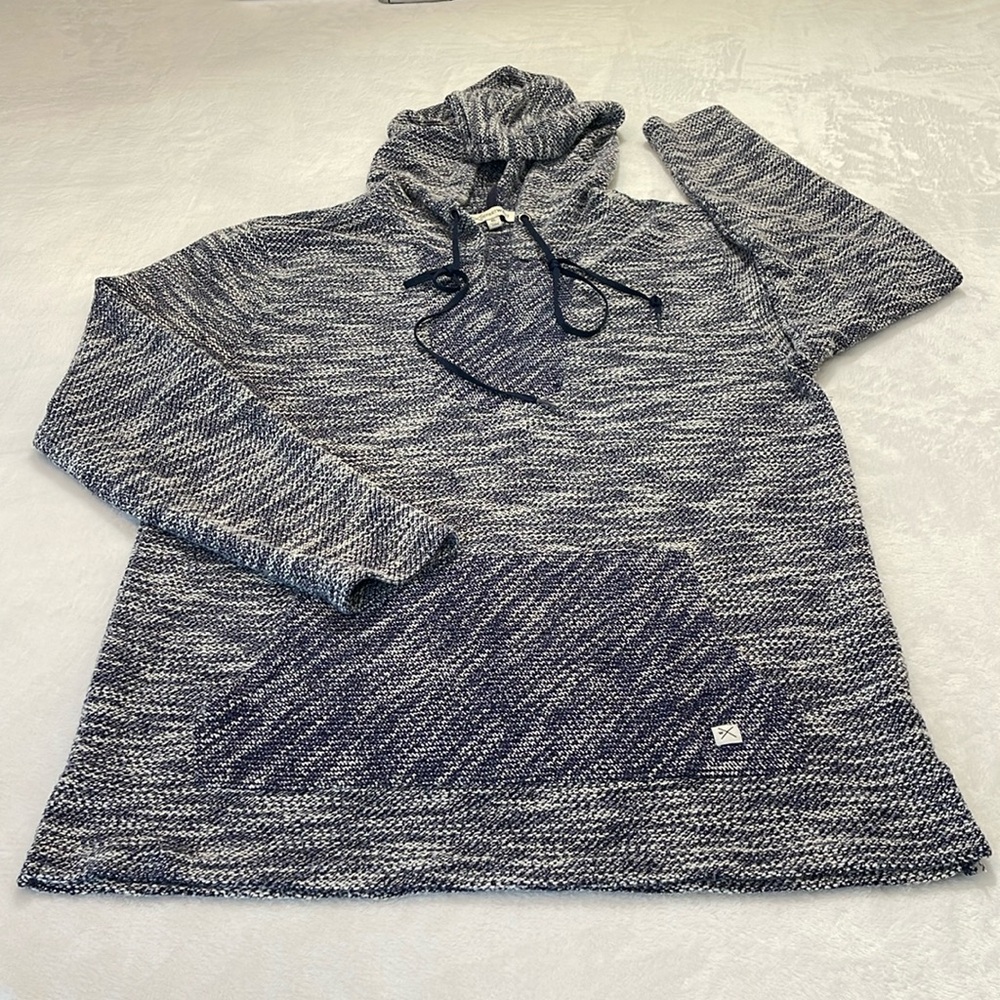 DEPART WEST UNISEX PULLOVER HOODIE V- NECK. SIZE XL